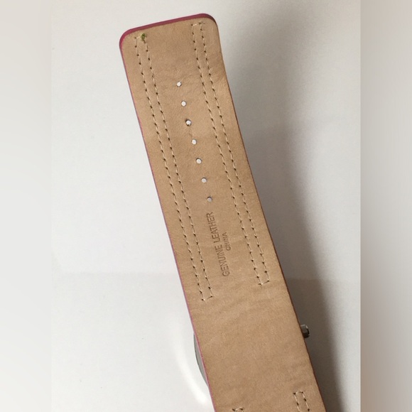 Wilsons Leather Pink & Green Watch Stainless Steel 5 5/8” - 7 1/4” - Picture 8 of 9